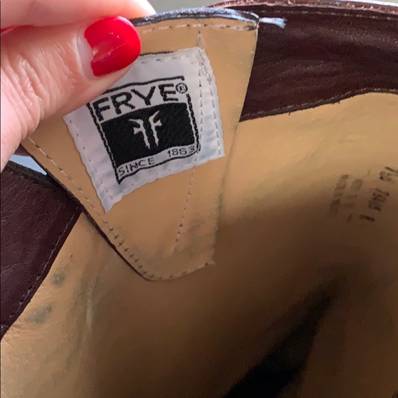 FRYE Women's Jenna Studded Tall Boot Dark Brown - Picture 4 of 8